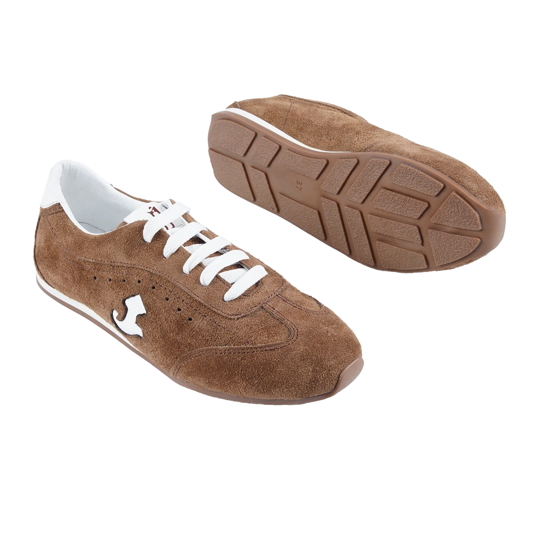 Jessica G12 Women's Genuine Suede Sneakers – Comfortable Walking Sneakers