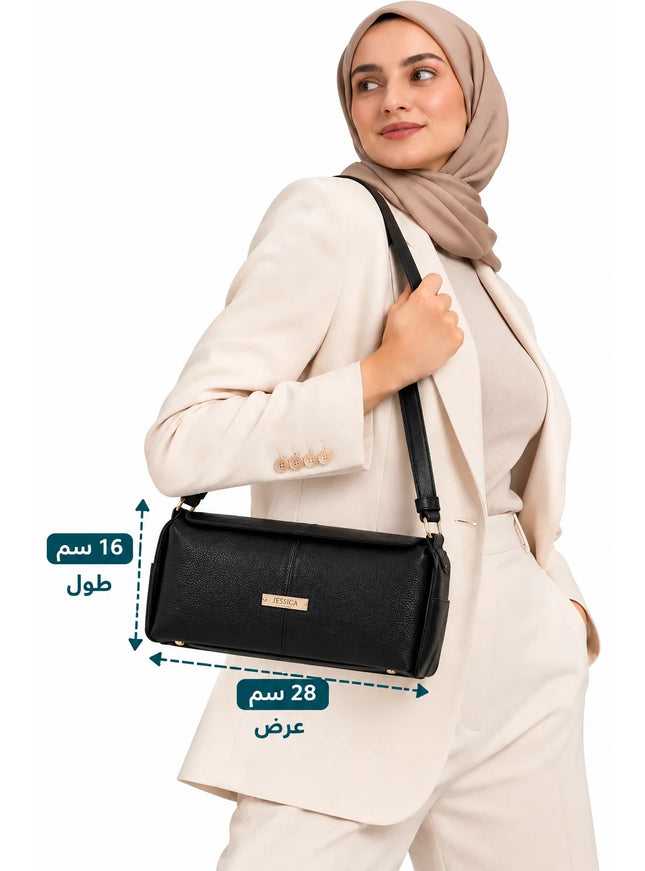 شنطة كروس حريمي موديل S400 – جلد مستورد عملية حجم متوسط | جيسيكا