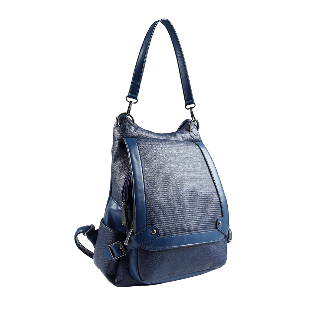 B24 Women’s Large Backpack – Premium Imported Leather with External Pockets