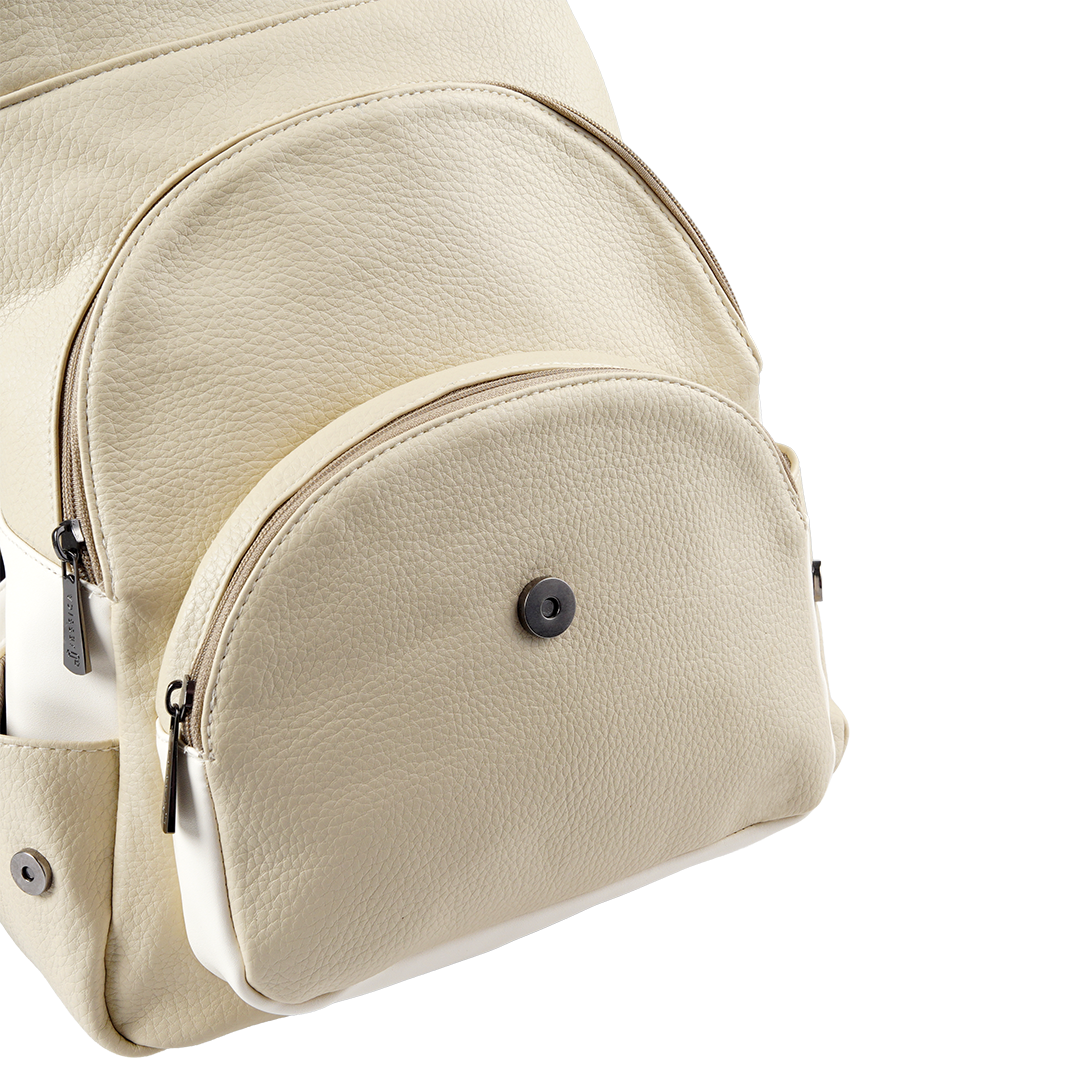 B24 Women’s Large Backpack – Premium Imported Leather with External Pockets