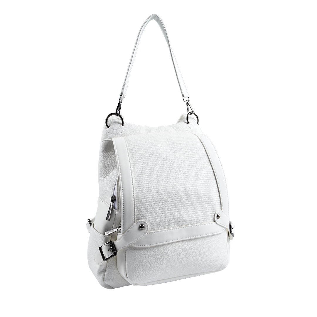 B24 Women’s Large Backpack – Premium Imported Leather with External Pockets