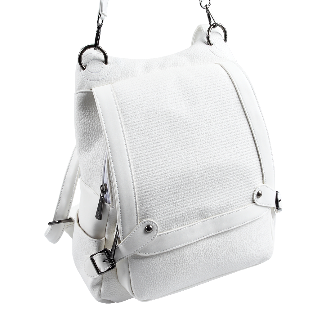B24 Women’s Large Backpack – Premium Imported Leather with External Pockets