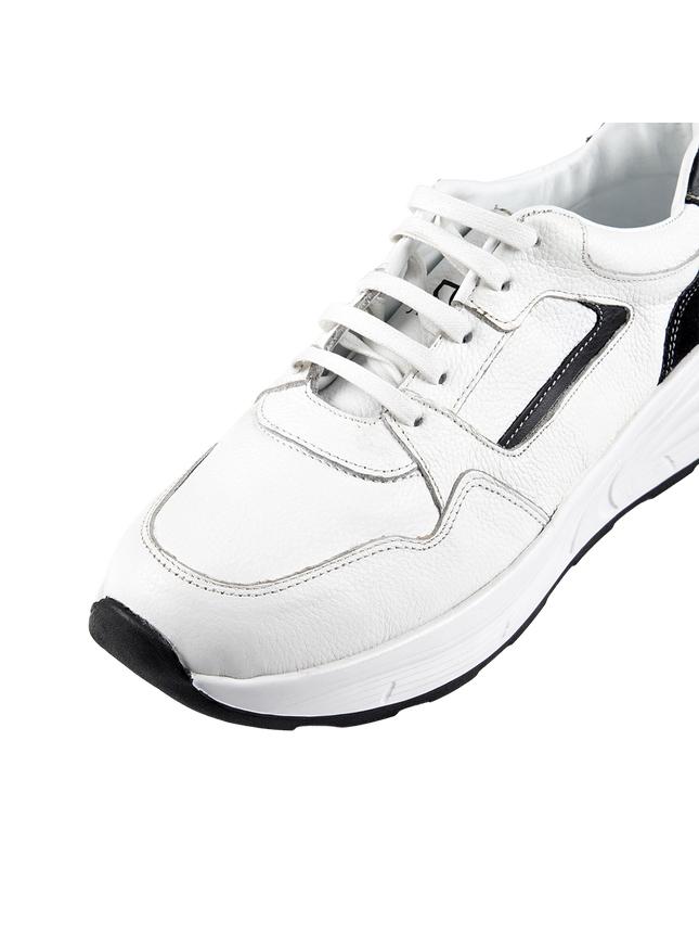 CY Women Genuine Leather Sneakers – Comfortable Walking Shoes