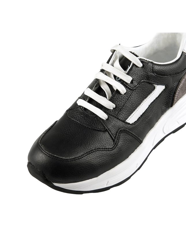 CY Women Genuine Leather Sneakers – Comfortable Walking Shoes
