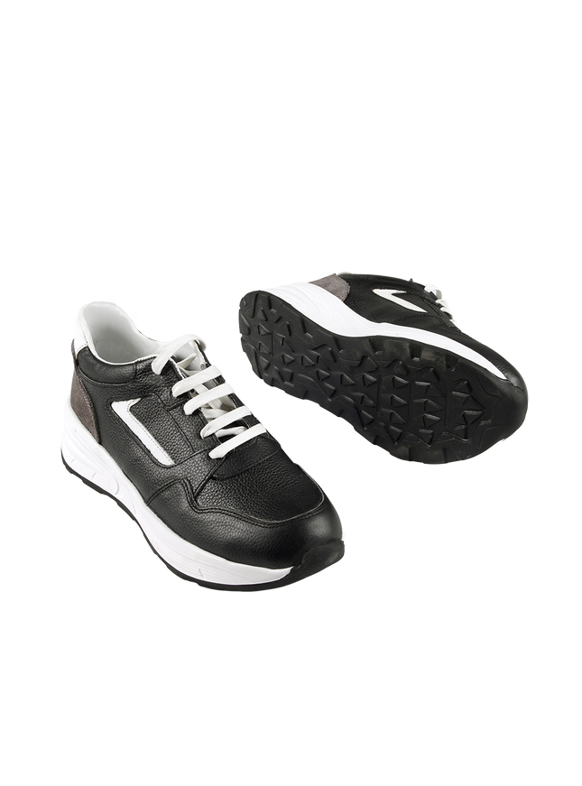 CY Women Genuine Leather Sneakers – Comfortable Walking Shoes