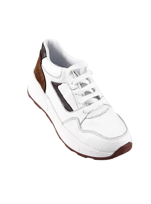 CY Women Genuine Leather Sneakers – Comfortable Walking Shoes