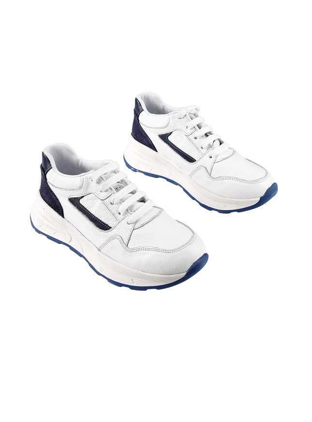 CY Women Genuine Leather Sneakers – Comfortable Walking Shoes