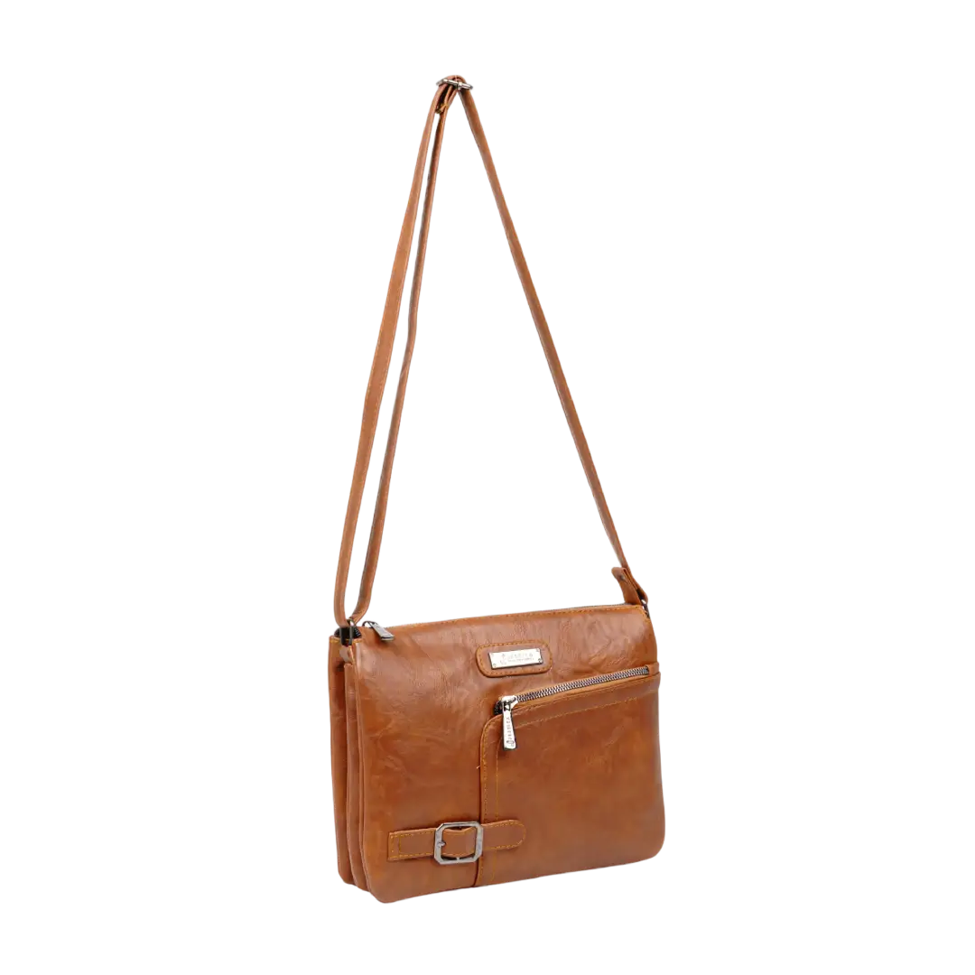 S035 Medium Crossbody Women Bag – Practical Imported Leather Bag