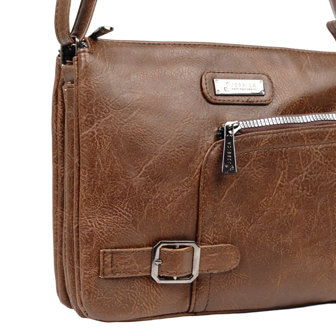 S035 Medium Crossbody Women Bag – Practical Imported Leather Bag