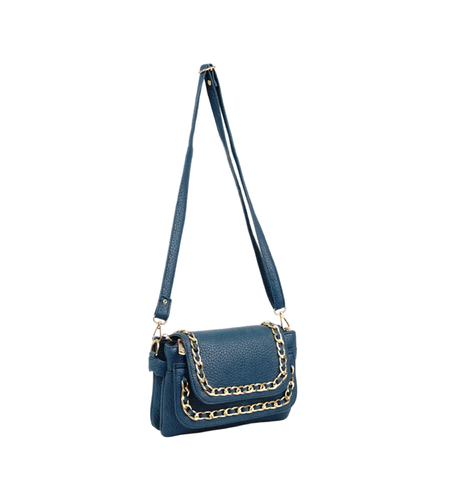 شنطة كروس حريمي صغيرة موديل S70 جلد مستورد – شنطة عملية يومية