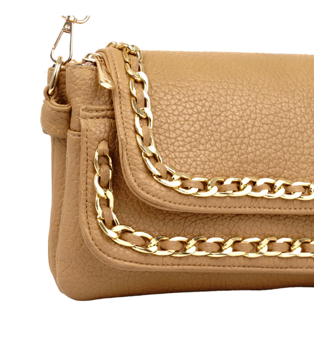 شنطة كروس حريمي صغيرة موديل S70 جلد مستورد – شنطة عملية يومية