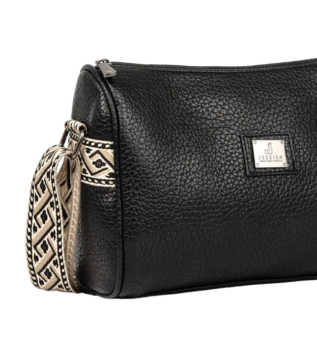 شنطة كروس حريمي حجم كبير موديل S99 جلد مستورد – شنطة عملية للعمل والجامعة