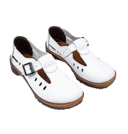 1006 Women Genuine Leather Orthopedic Shoes – Comfortable Wide Fit Walking Shoes