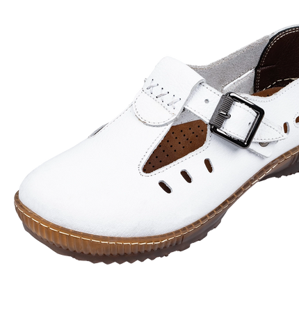 1006 Women Genuine Leather Orthopedic Shoes – Comfortable Wide Fit Walking Shoes