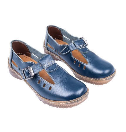 1006 Women Genuine Leather Orthopedic Shoes – Comfortable Wide Fit Walking Shoes