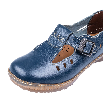 1006 Women Genuine Leather Orthopedic Shoes – Comfortable Wide Fit Walking Shoes