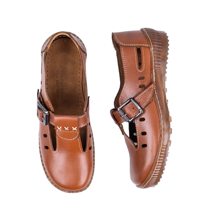 1006 Women Genuine Leather Orthopedic Shoes – Comfortable Wide Fit Walking Shoes