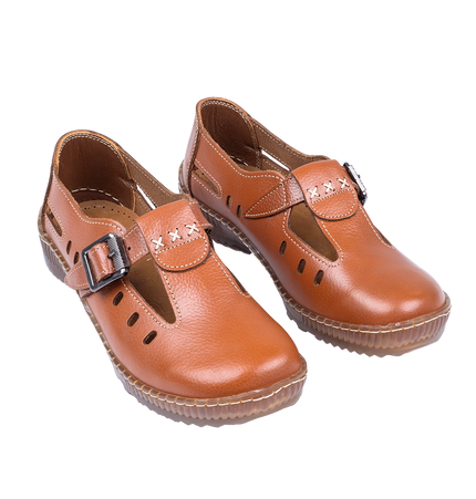 1006 Women Genuine Leather Orthopedic Shoes – Comfortable Wide Fit Walking Shoes