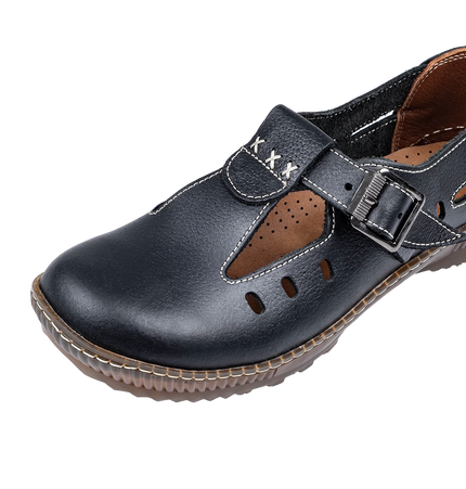 1006 Women Genuine Leather Orthopedic Shoes – Comfortable Wide Fit Walking Shoes