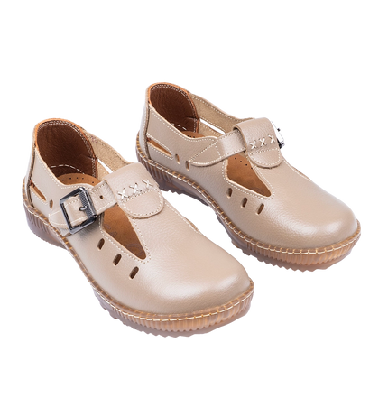 1006 Women Genuine Leather Orthopedic Shoes – Comfortable Wide Fit Walking Shoes