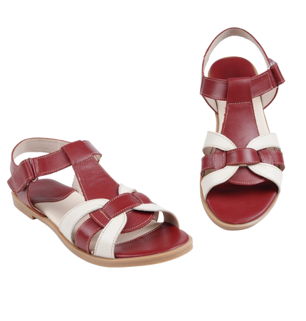 9060 Women Genuine Leather Sandals – Comfortable Orthopedic Walking Sandals