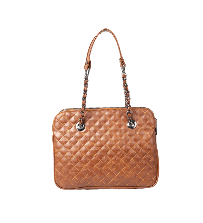 شنطة كتف حريمي موديل M069 جلد مستورد – شنطة عملية يومية بحجم متوسط 