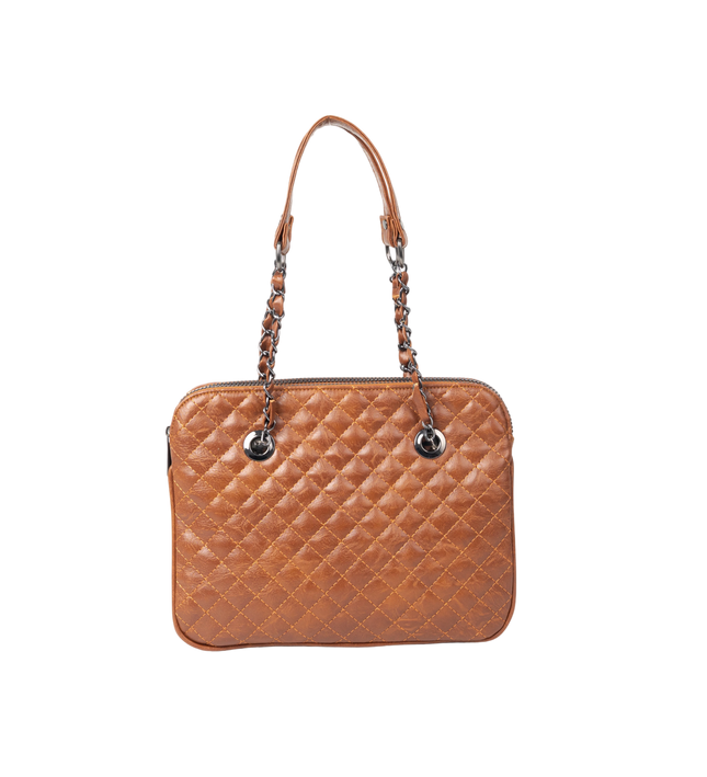 شنطة كتف حريمي موديل M069 جلد مستورد – شنطة عملية يومية بحجم متوسط 