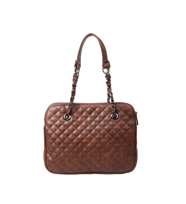 شنطة كتف حريمي موديل M069 جلد مستورد – شنطة عملية يومية بحجم متوسط 