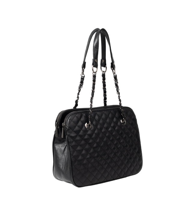 شنطة كتف حريمي موديل M069 جلد مستورد – شنطة عملية يومية بحجم متوسط 