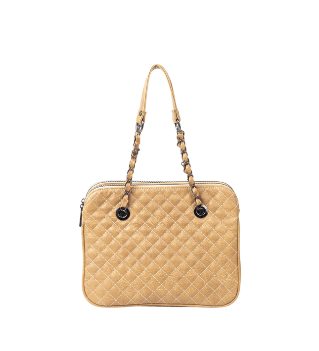 شنطة كتف حريمي موديل M069 جلد مستورد – شنطة عملية يومية بحجم متوسط 