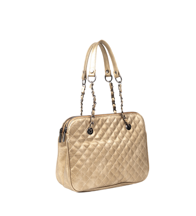 شنطة كتف حريمي موديل M069 جلد مستورد – شنطة عملية يومية بحجم متوسط 