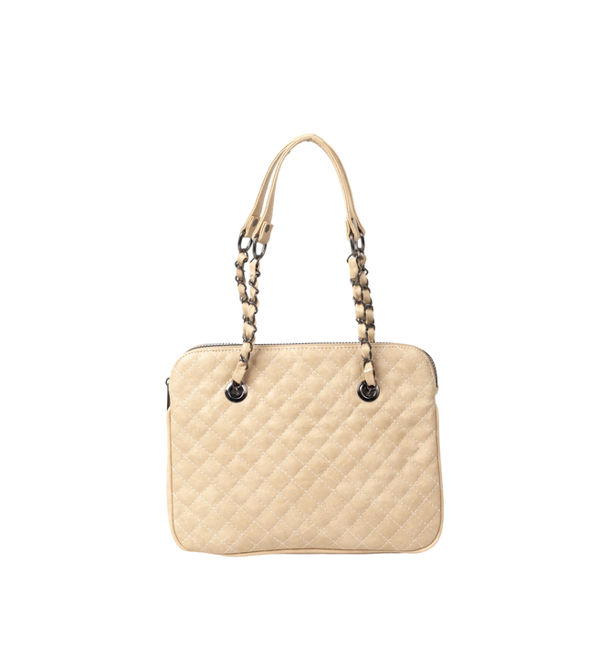 شنطة كتف حريمي موديل M069 جلد مستورد – شنطة عملية يومية بحجم متوسط 