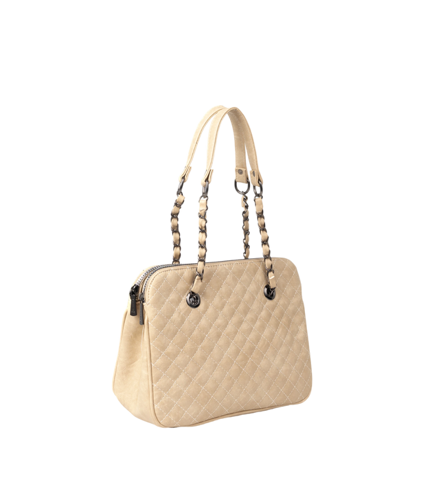 شنطة كتف حريمي موديل M069 جلد مستورد – شنطة عملية يومية بحجم متوسط 