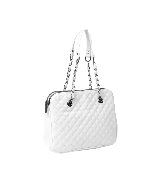 شنطة كتف حريمي موديل M069 جلد مستورد – شنطة عملية يومية بحجم متوسط 