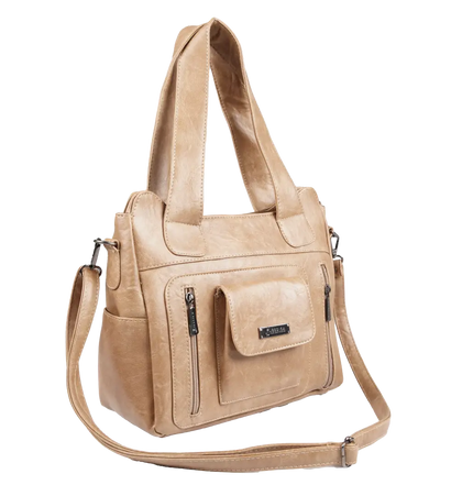 M200 Large Women Shoulder Bag with Crossbody Strap – Practical Imported Leather Bag