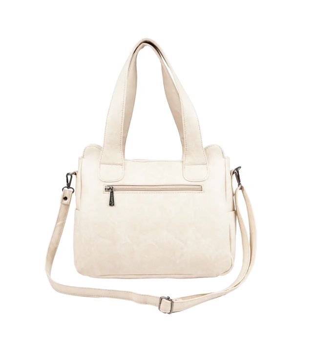 شنطة كتف حريمي كبيرة موديل M200 بحزام كروس جلد مستورد – شنطة عملية يومية 