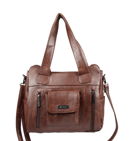M200 Large Women Shoulder Bag with Crossbody Strap – Practical Imported Leather Bag
