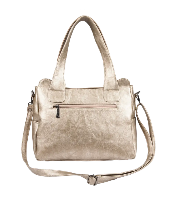 شنطة كتف حريمي كبيرة موديل M200 بحزام كروس جلد مستورد – شنطة عملية يومية 