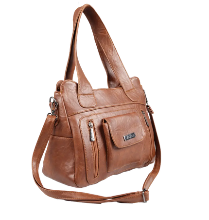 M200 Large Women Shoulder Bag with Crossbody Strap – Practical Imported Leather Bag