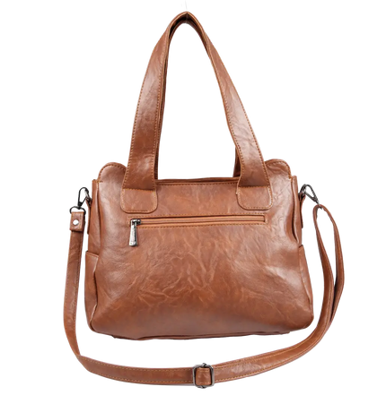 M200 Large Women Shoulder Bag with Crossbody Strap – Practical Imported Leather Bag