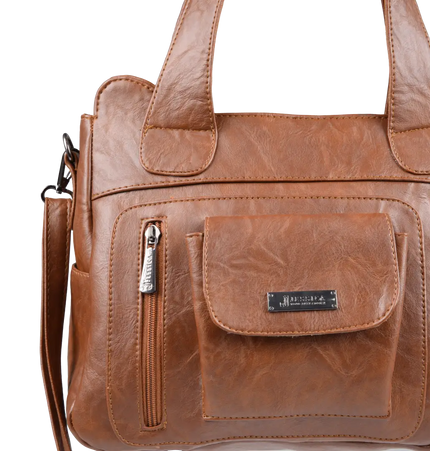 M200 Large Women Shoulder Bag with Crossbody Strap – Practical Imported Leather Bag