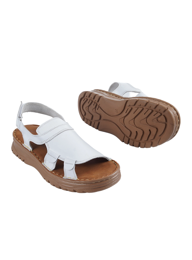 241 Women’s Genuine Leather Clogs – Comfortable Walking Shoes for Wide Feet