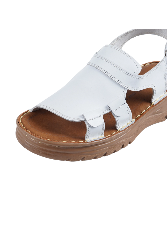 241 Women’s Genuine Leather Clogs – Comfortable Walking Shoes for Wide Feet