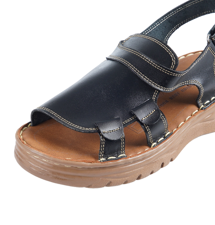 241 Women’s Genuine Leather Clogs – Comfortable Walking Shoes for Wide Feet
