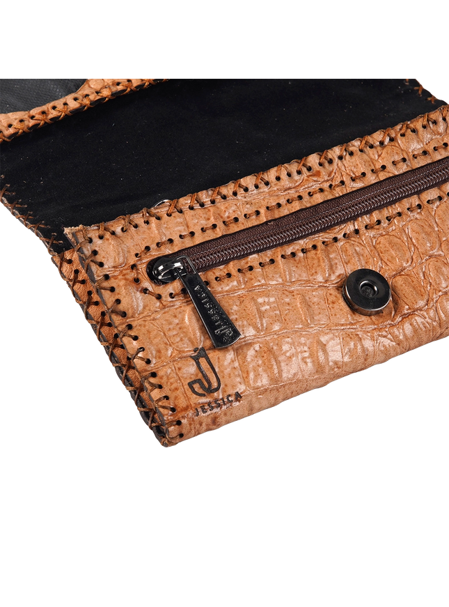 F3 Women Wallet – Large Genuine Leather Snap Wallet