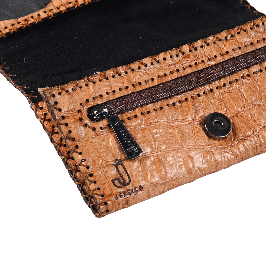 F3 Women Wallet – Large Genuine Leather Snap Wallet