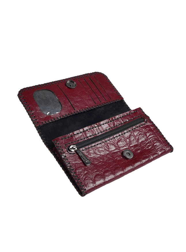 F3 Women Wallet – Large Genuine Leather Snap Wallet