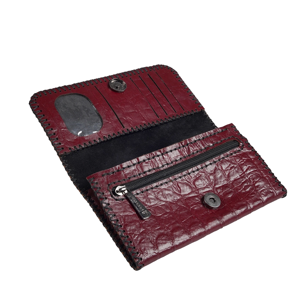 F3 Women Wallet – Large Genuine Leather Snap Wallet