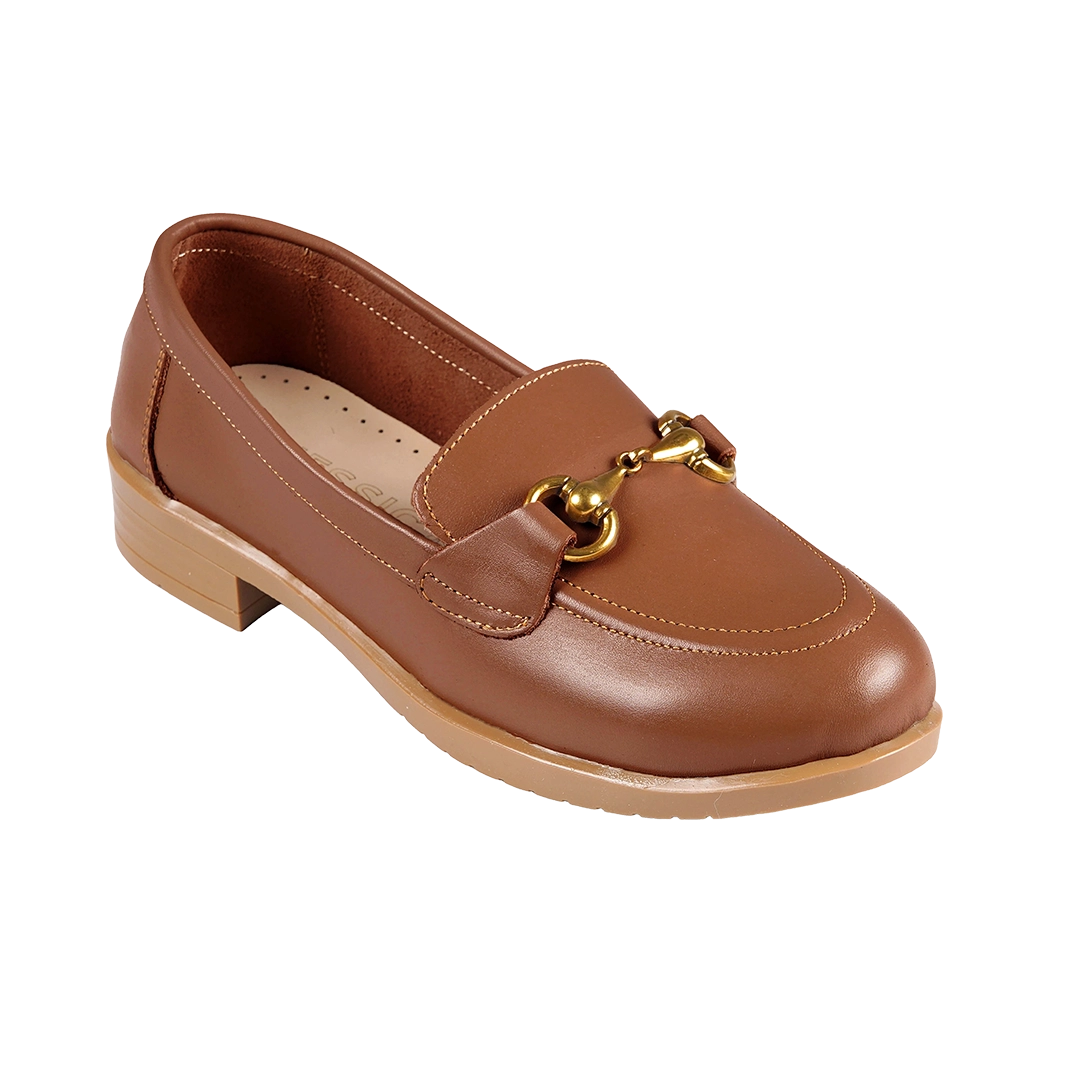 شوز حريمي جلد طبيعي مريح للمشي موديل L55 – حذاء يومي 