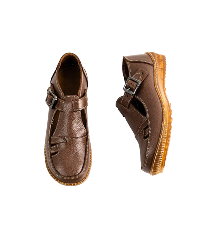 كود ١٠٠٧ حذاء من الجلد الطبيعي